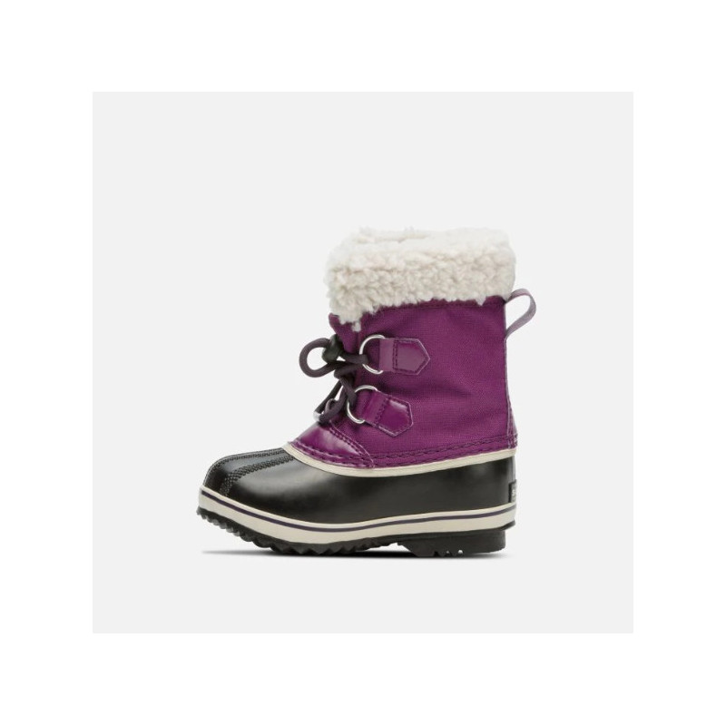 Sorel Yoot Pac Nylon After Ski Boots (Wild Iris, Dark Plum) - niños