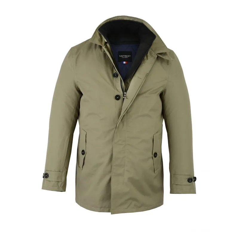 TRENCH CHAQUETA VSTREET BEIGE