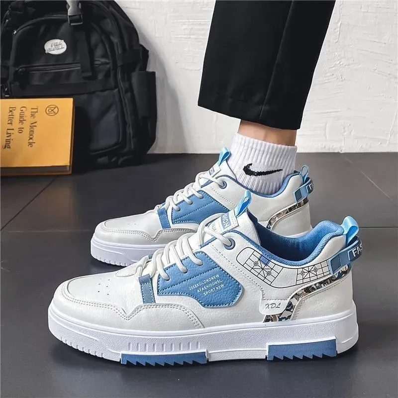 Y Zapatos de hombre nueva tendencia blanca transpirable plataforma versátil deportes zapatos de estilo casual zapatos zapatillas