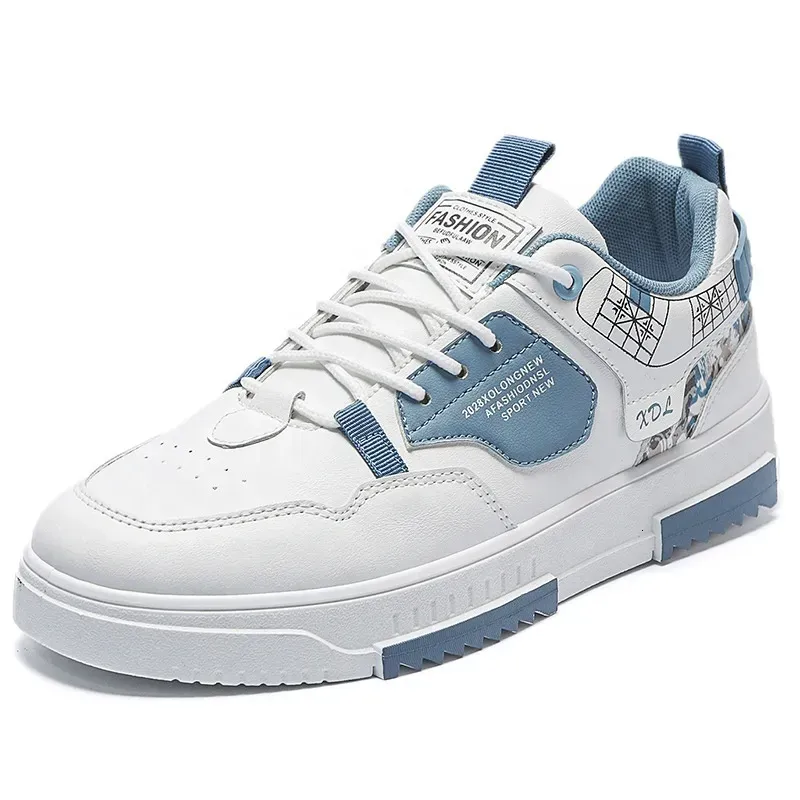 Y Zapatos de hombre nueva tendencia blanca transpirable plataforma versátil deportes zapatos de estilo casual zapatos zapatillas