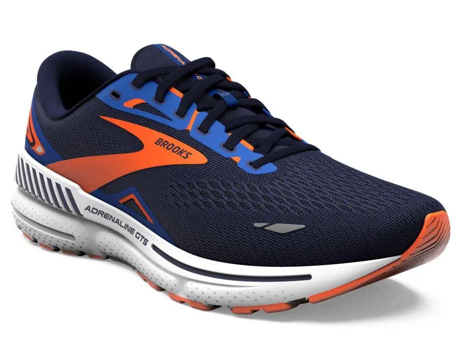 Zapatillas Brooks Adrenaline GTS 23 Azul Oscuro/Naranja