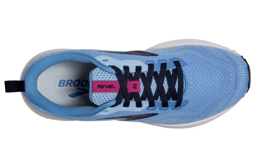 Zapatillas Brooks Revel 6 Mujer Azul Claro