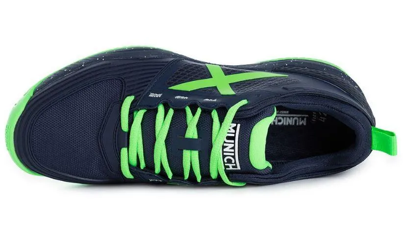 Zapatillas Munich ATOMIK 18 Pádel Azul Marino/Verde