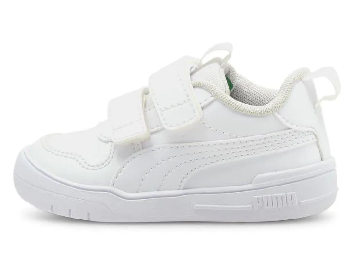 Zapatillas Puma Multiflex Velcro Inf Niño Pequeño Blanco