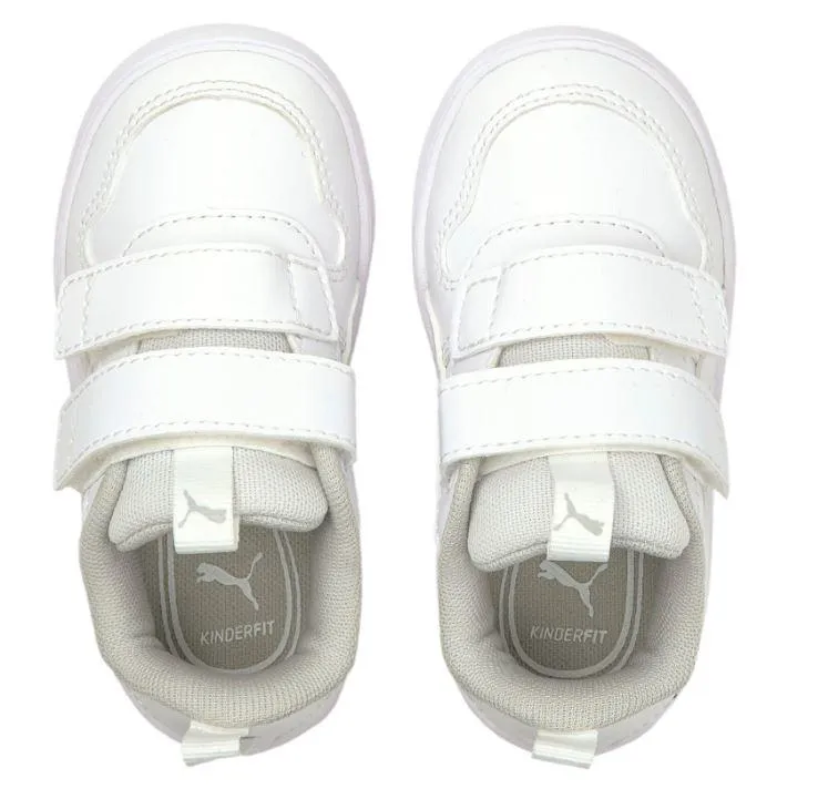 Zapatillas Puma Multiflex Velcro Inf Niño Pequeño Blanco