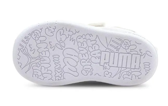 Zapatillas Puma Multiflex Velcro Inf Niño Pequeño Blanco