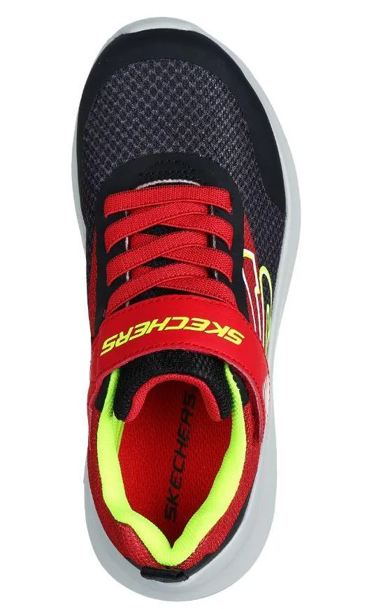 Zapatillas Skechers Skech Fast-Solar Squad Velcro Rojo/Negro