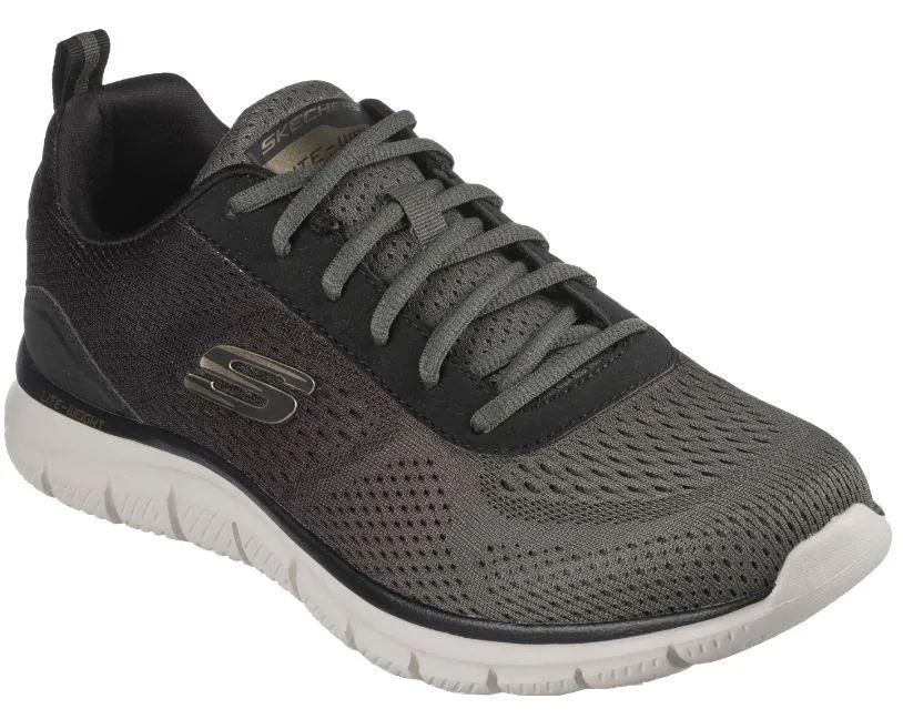 Zapatillas Skechers Track-Ripkent Verde Oliva/Negro