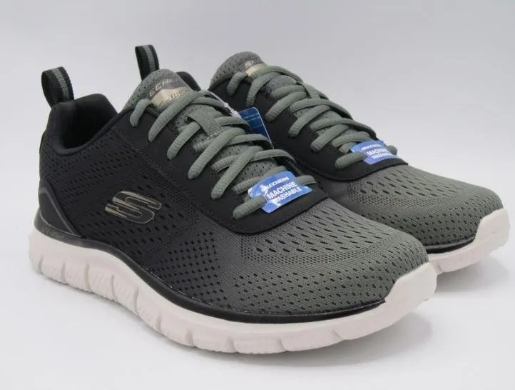 Zapatillas Skechers Track-Ripkent Verde Oliva/Negro