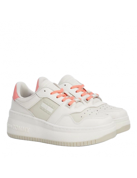 Zapatillas Tommy Hilfiger Grises y Rosa - Ecool