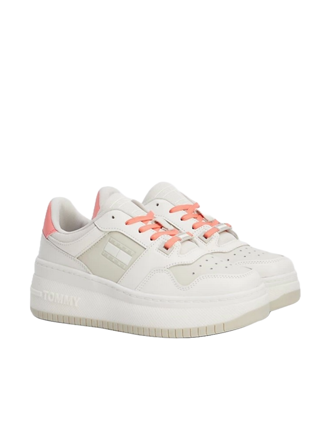 Zapatillas Tommy Hilfiger Grises y Rosa - Ecool