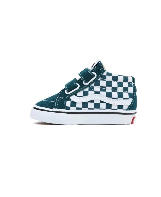 Zapatillas Vans TD SK8-Mid Reissue V Color Theory Checkerboard Deep Teal (1-4 años)