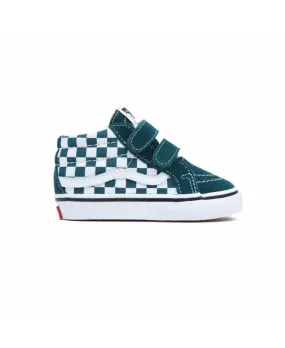 Zapatillas Vans TD SK8-Mid Reissue V Color Theory Checkerboard Deep Teal (1-4 años)