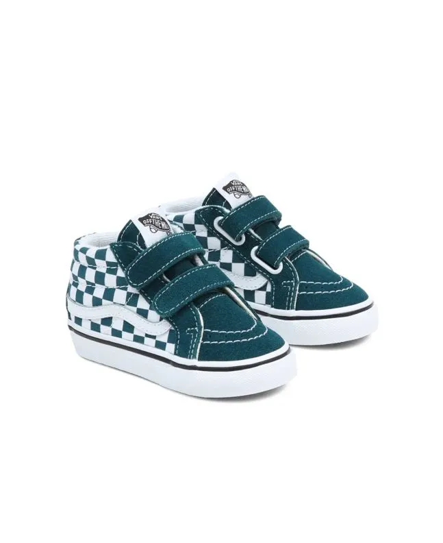 Zapatillas Vans TD SK8-Mid Reissue V Color Theory Checkerboard Deep Teal (1-4 años)