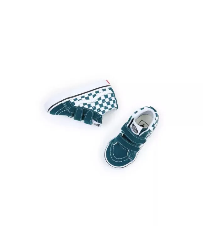 Zapatillas Vans TD SK8-Mid Reissue V Color Theory Checkerboard Deep Teal (1-4 años)