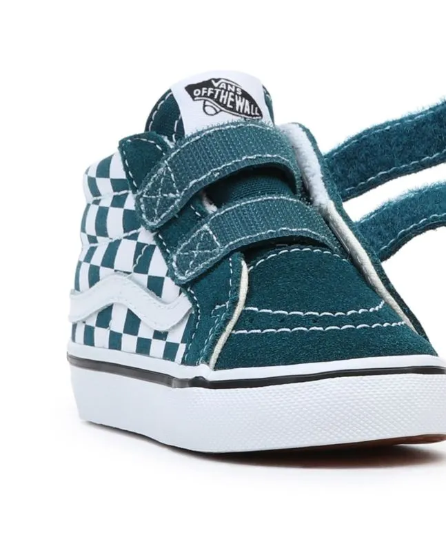 Zapatillas Vans TD SK8-Mid Reissue V Color Theory Checkerboard Deep Teal (1-4 años)