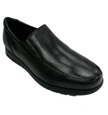 Zapato hombre liso suela gorda Bartty en negro