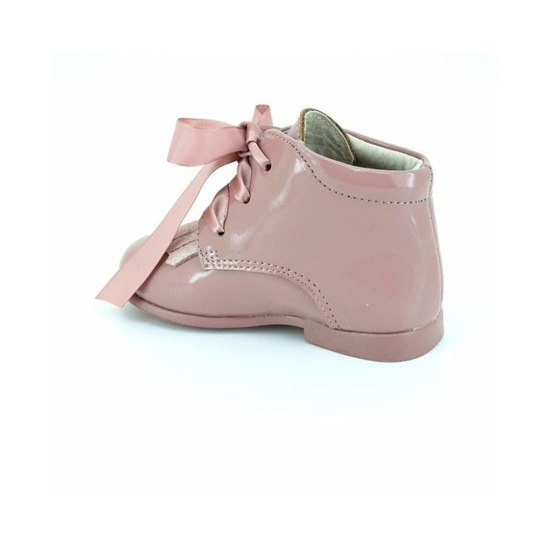 Zapatos blucher de piel cordon raso