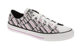 zapatos Converse Chuck Taylor All Star OX - 667208/Black/Peony Pink/White - girl´s