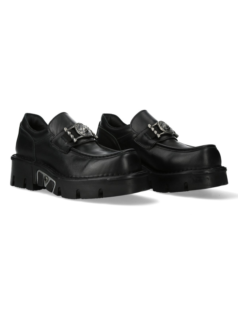 Zapatos crust negro reactor