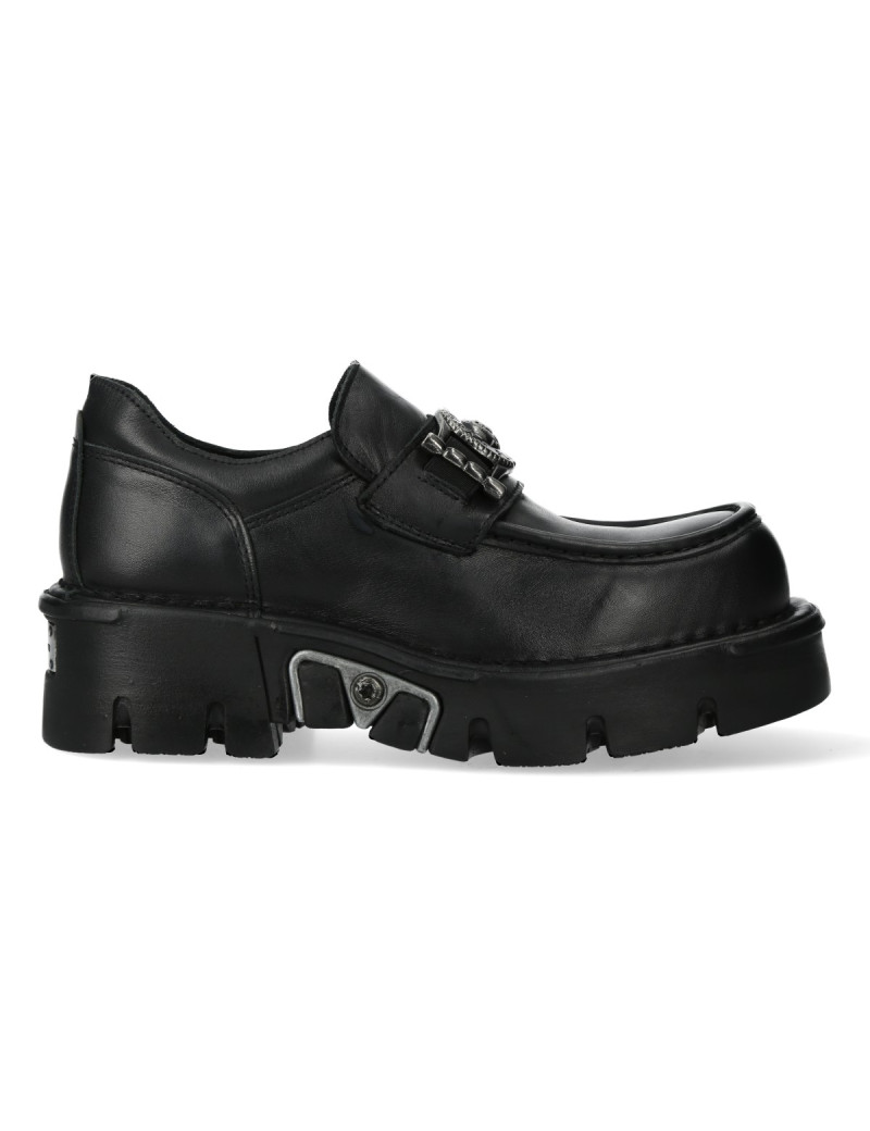 Zapatos crust negro reactor