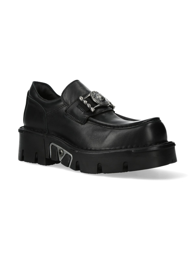 Zapatos crust negro reactor