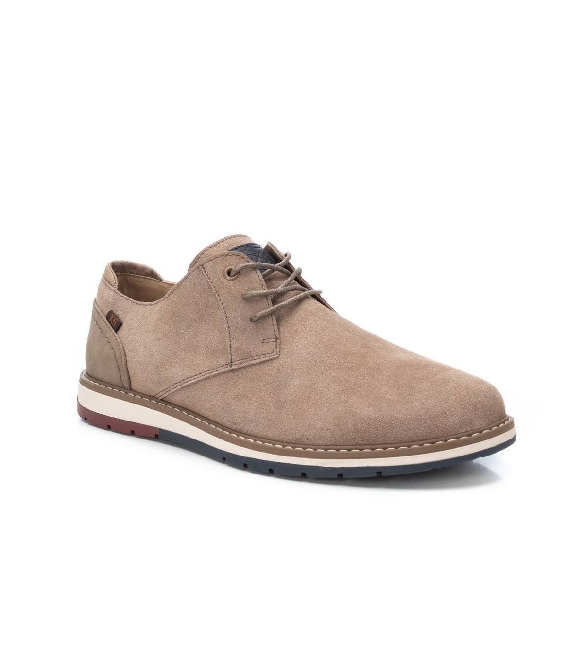 Zapatos de cordones en taupe para hombre