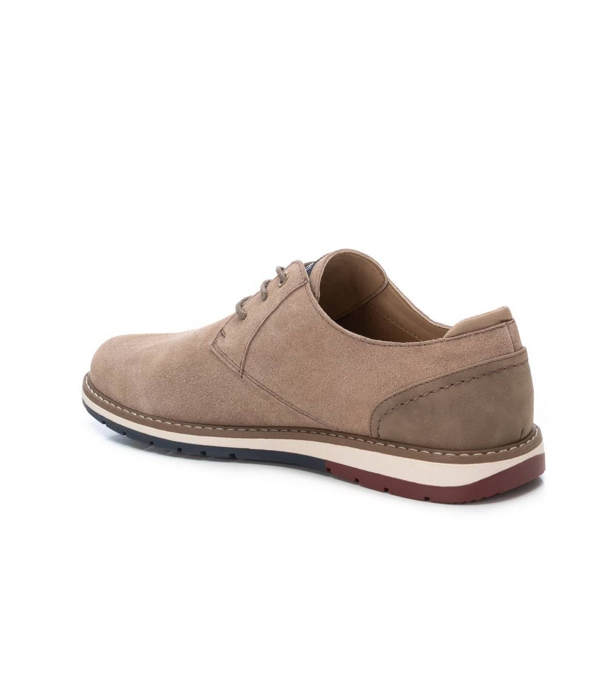 Zapatos de cordones en taupe para hombre