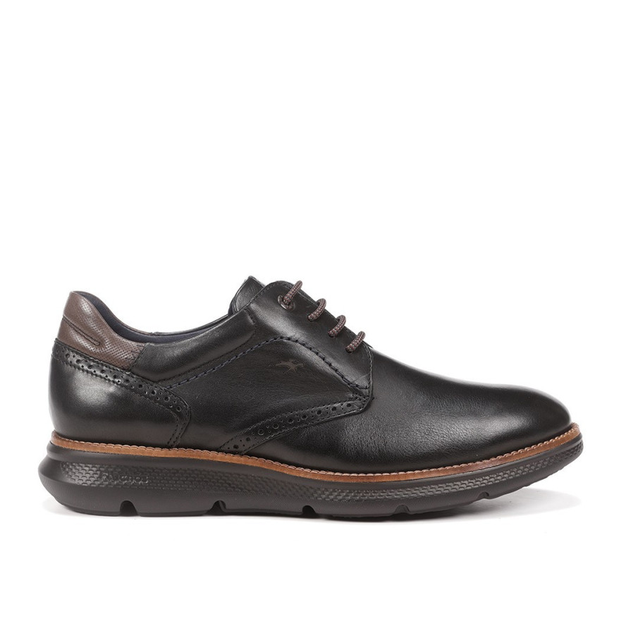 ZAPATOS HOMBRE FLUCHOS WILLIAM NEGRO