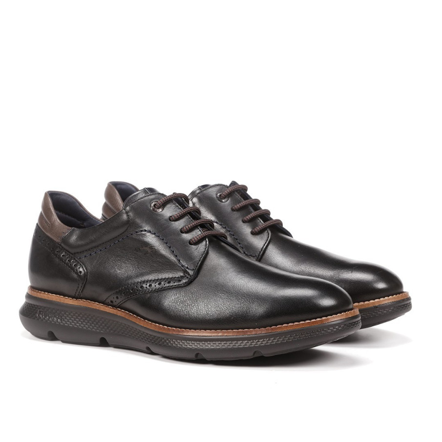 ZAPATOS HOMBRE FLUCHOS WILLIAM NEGRO