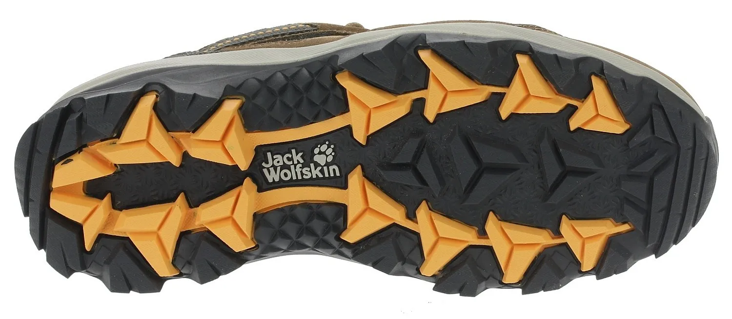 zapatos Jack Wolfskin Vojo 3 Texapore Low W - Brown/Apricot - women´s