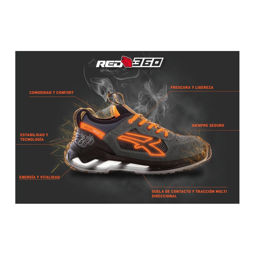 Zapatos U-Power Ryder S1P SRC ESD OUTLET